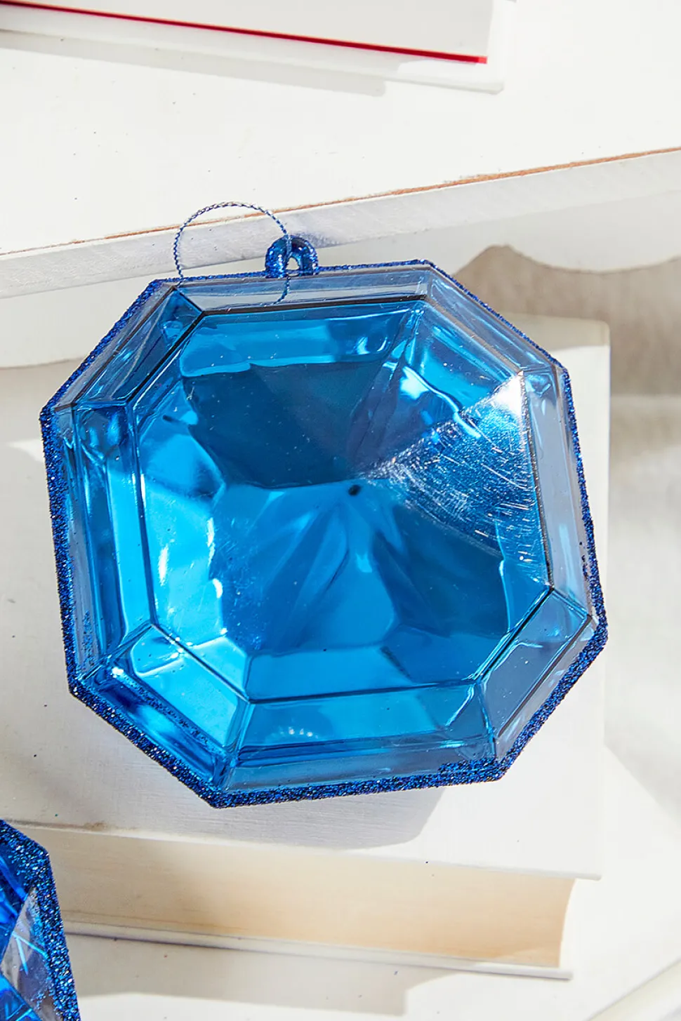 4"-5" Jewel Ornament - Sapphire