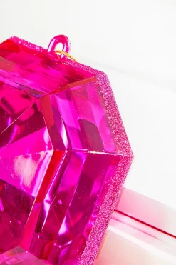 6" Jewel Ornaments - Pink
