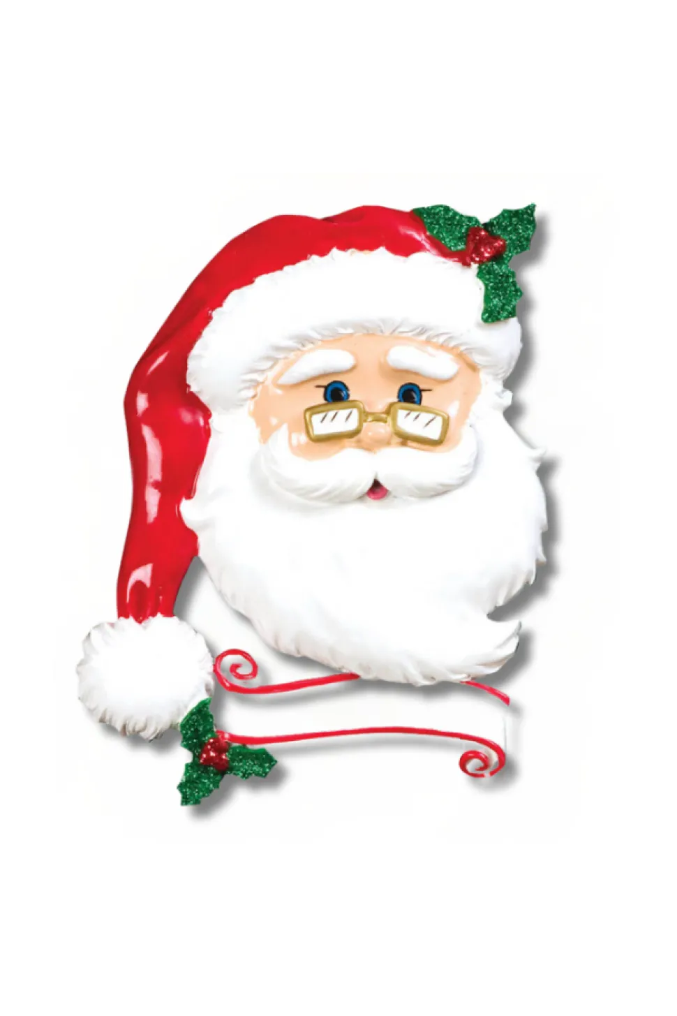 4" Jolly Santa Customizable Ornament