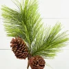22" Jumbo Pine Spray with Pinecones