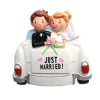 3" Just Married Customizable Ornament