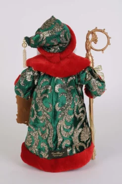 Karen Didion Evergreen and Crimson Santa