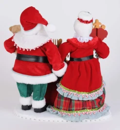 Karen Didion Lighted Cookie Bakery Santa