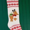 Knit Fabric Very Merry Stocking