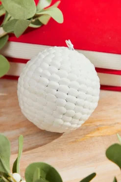4" Knit Pom Pom Ball Ornament