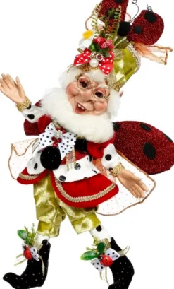 13.5" Lady Bug Elf - Mark Roberts