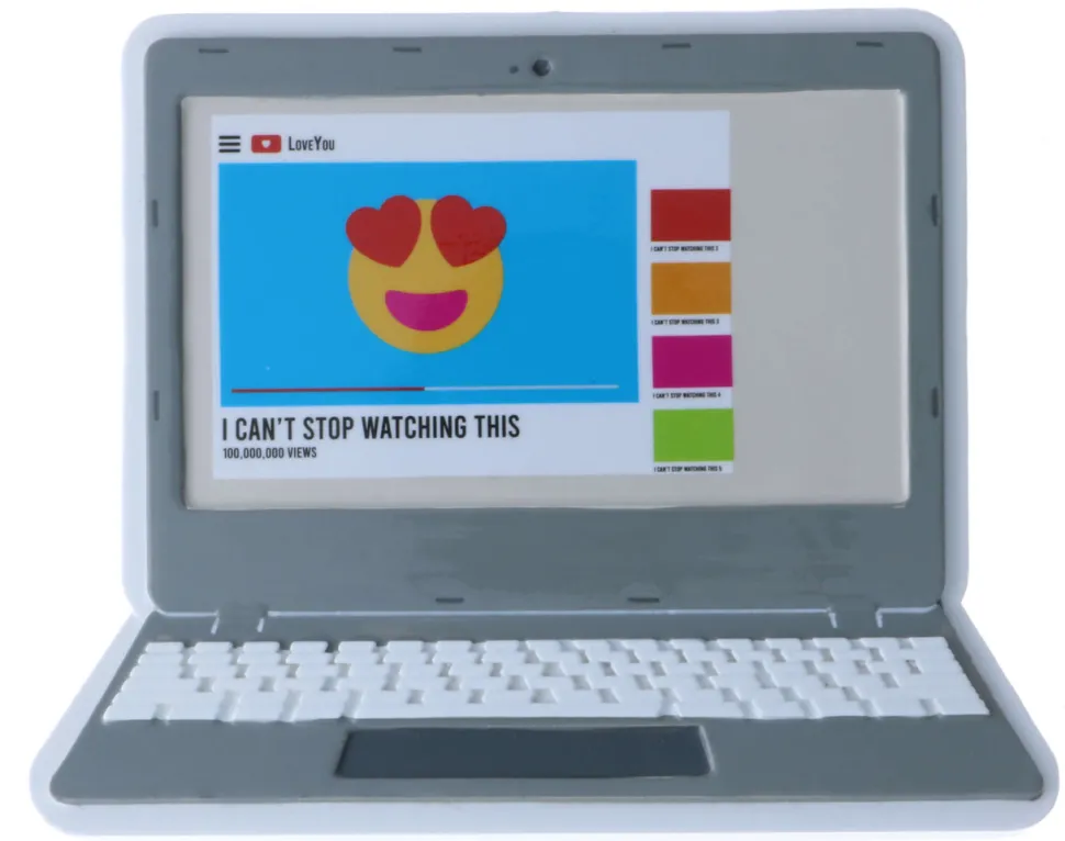 3" Laptop Computer Customizable Ornament