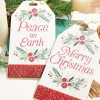 10" Large Tag Shape Holly Ornament
