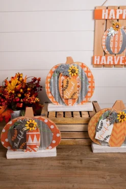 Layered Pumpkin Decor