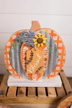 Layered Pumpkin Decor