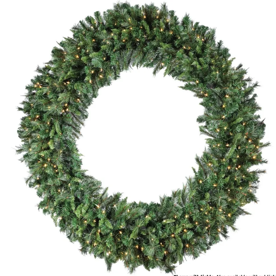 72" LED Belgium Wreath (Warm White)