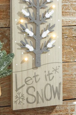 24” LED Holiday Tree Wall Decor