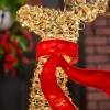 3.3' LED Prancing Reindeer with Red Bow - 720L