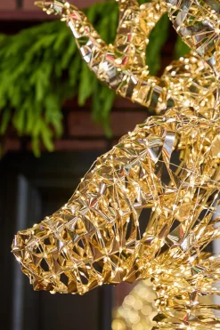 8.9' LED Standing Reindeer - 5200L
