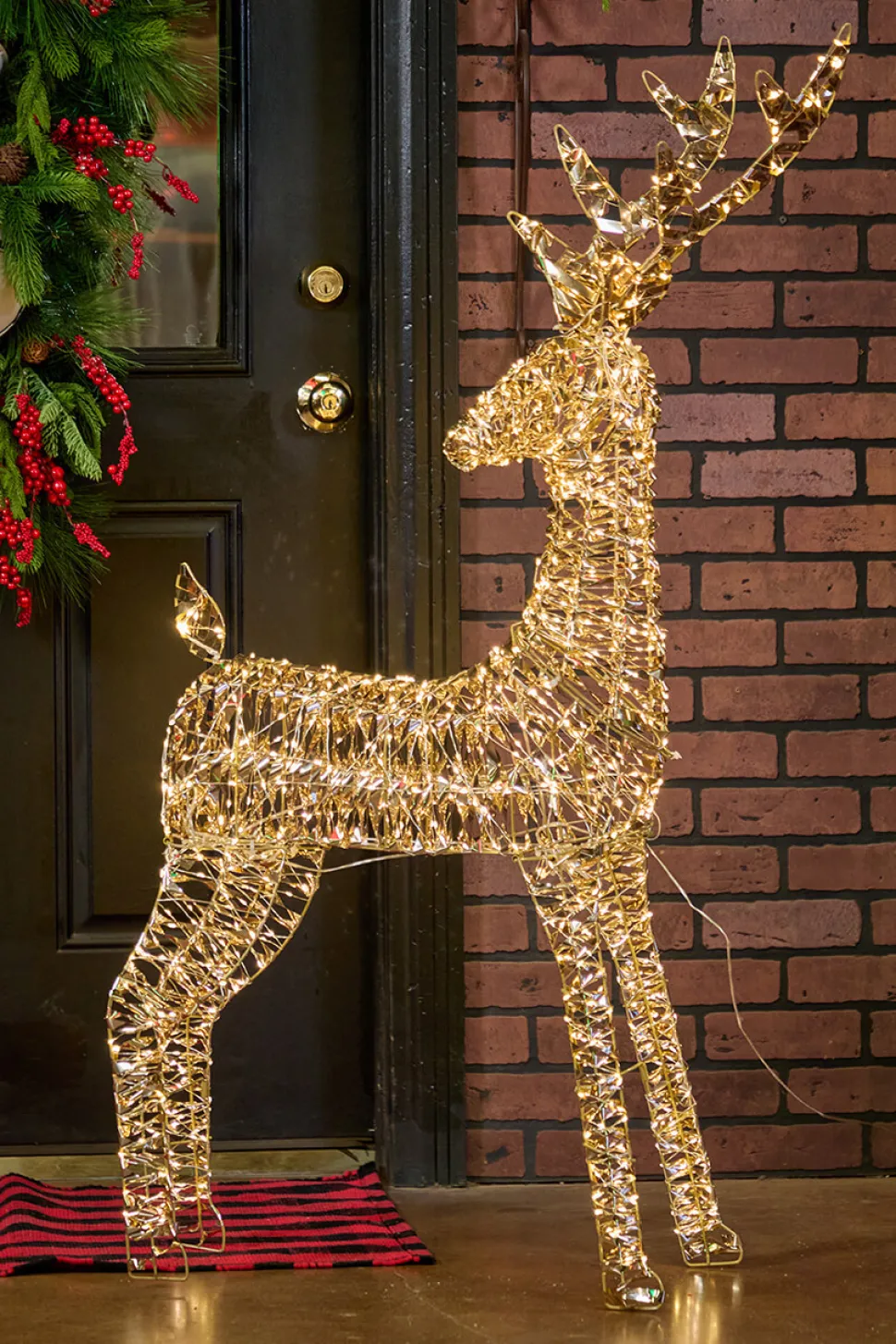 4.3' LED Standing Reindeer - 960L