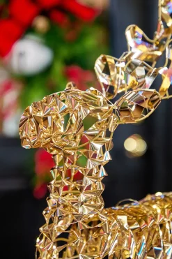 2.2' LED Standing Reindeer - 100L Battery Operated