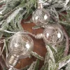 LED String Lights with Clear Balls - 3" Orbs