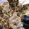 LED String Lights with Clear Balls - 6" Orbs