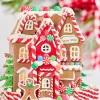 9" Lighted Clay Dough Holiday Gingerbread House
