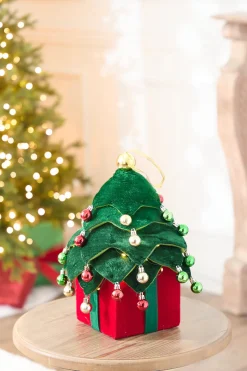 27.5" Lighted Collapsible Holiday Tree