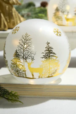 4" - 5" Lighted Glass Dome