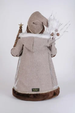 Lighted Winter Woods Santa