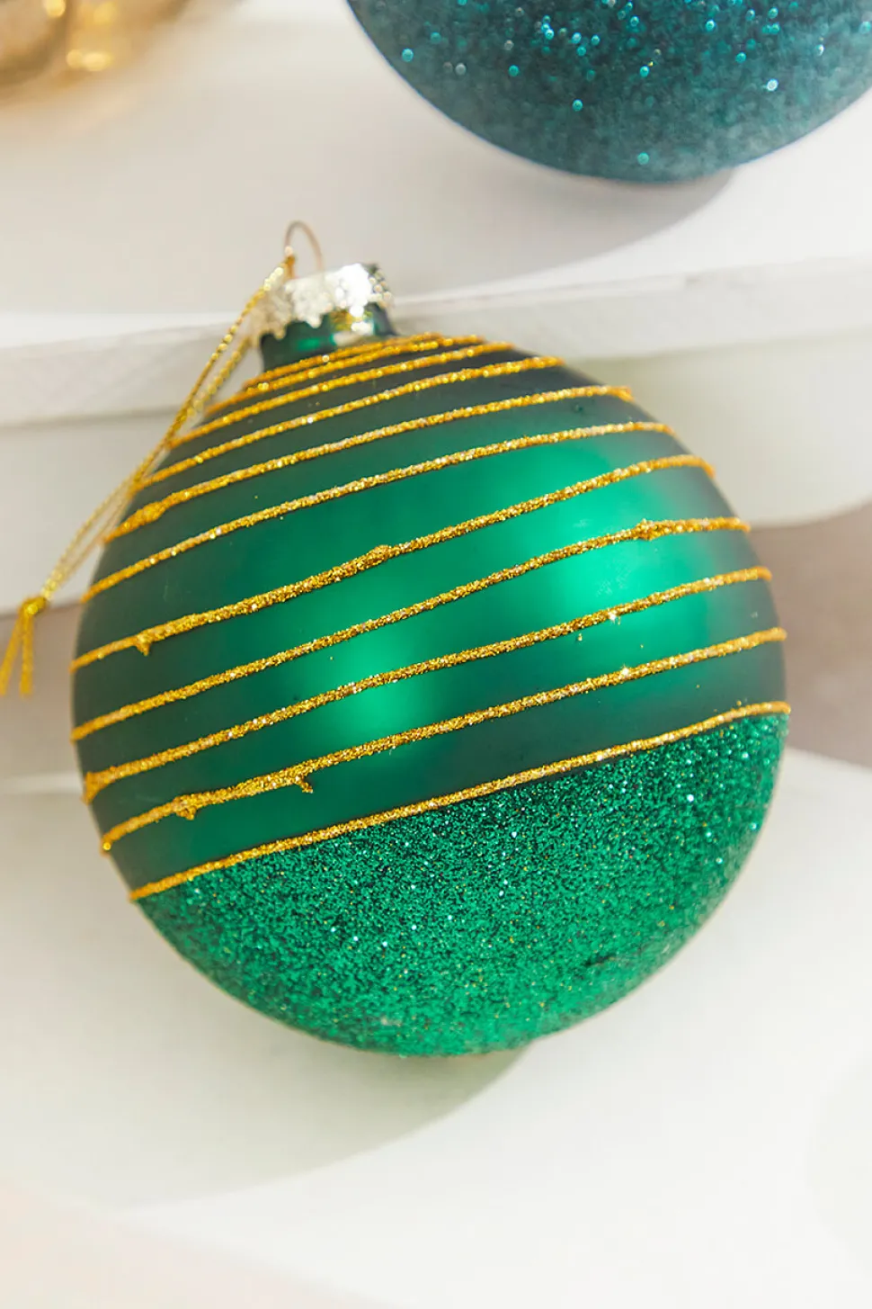 4” Line Ball Ornament