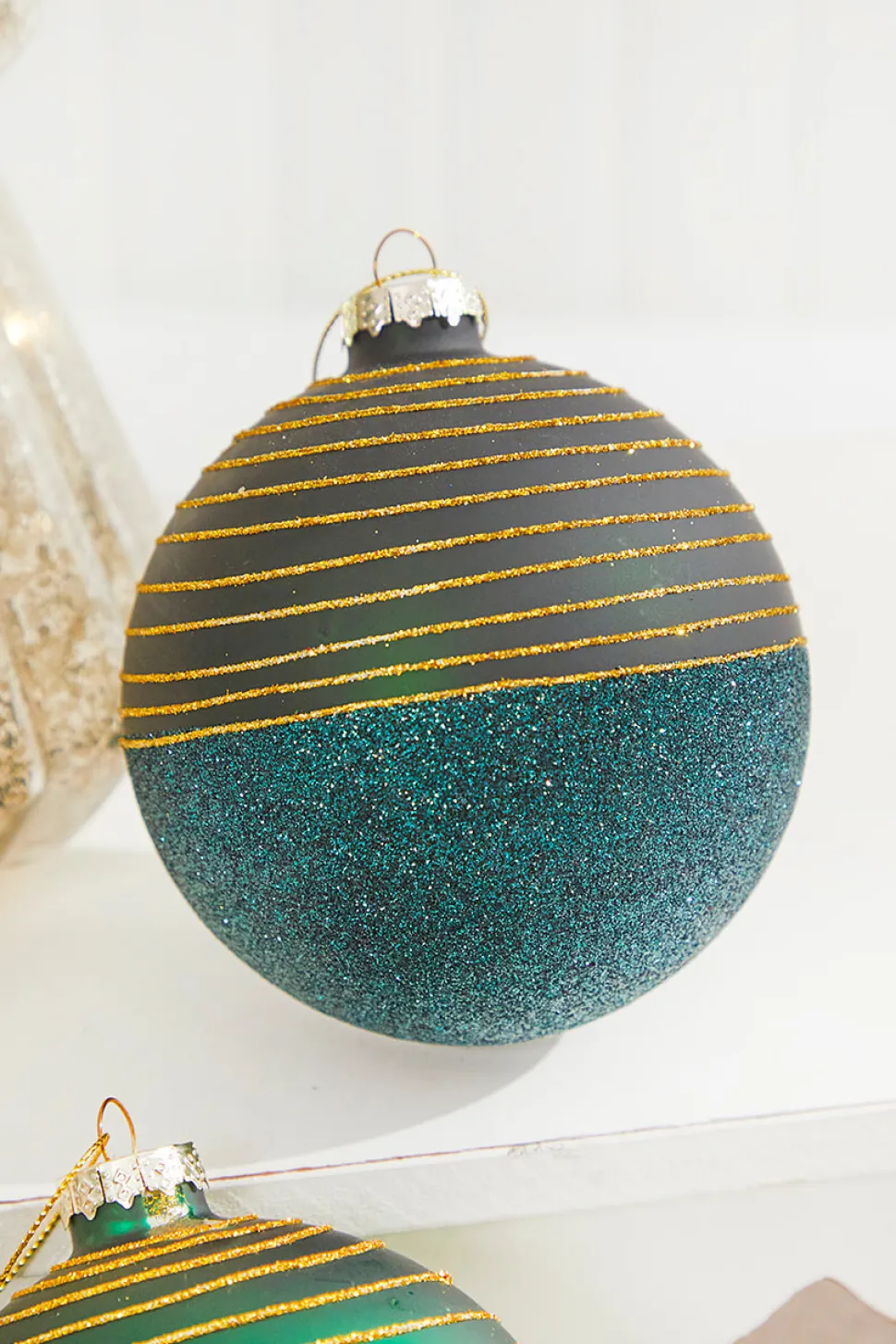 4” Line Ball Ornament