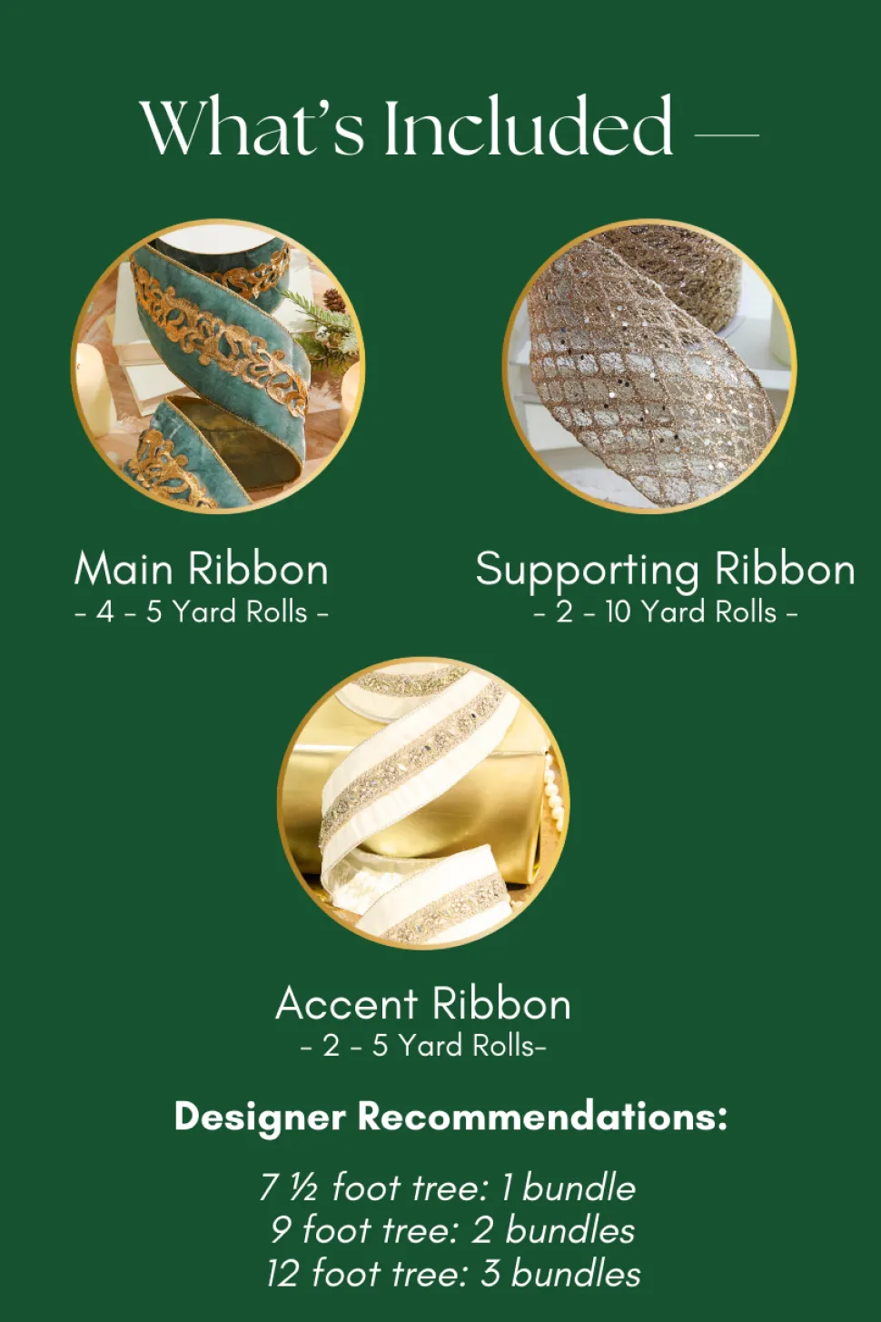 Luxe Noel Ribbon Mini Bundle