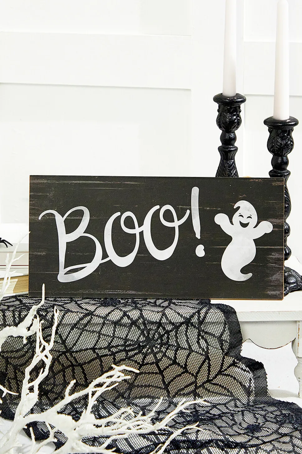 12.5"L x 6"W Boo with Ghost