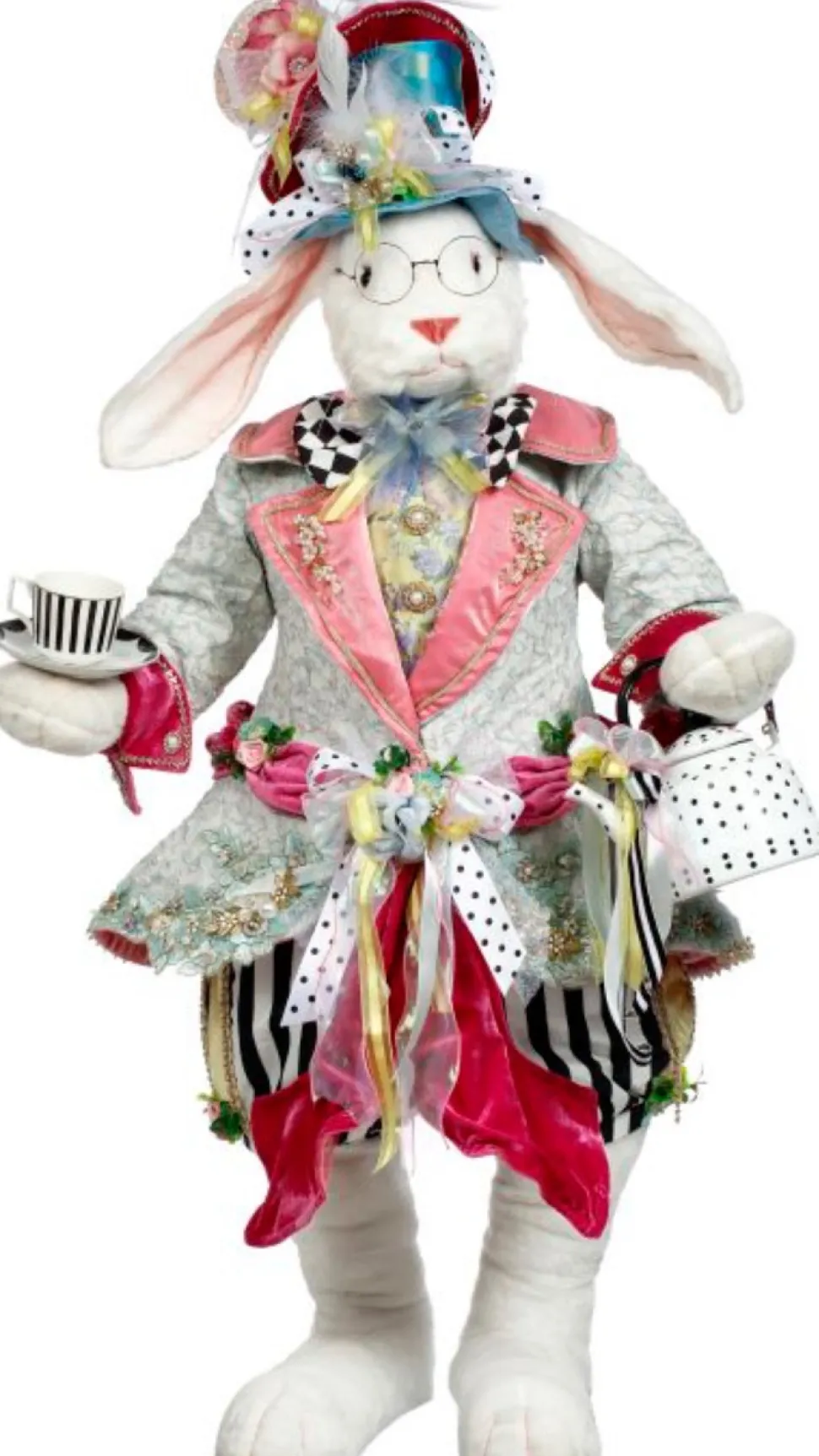 62" Mad Hatter Tea Party Rabbit - Mark Roberts