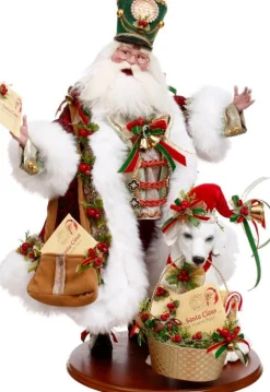 26" Mark Roberts Santa's Mail Call with Dog