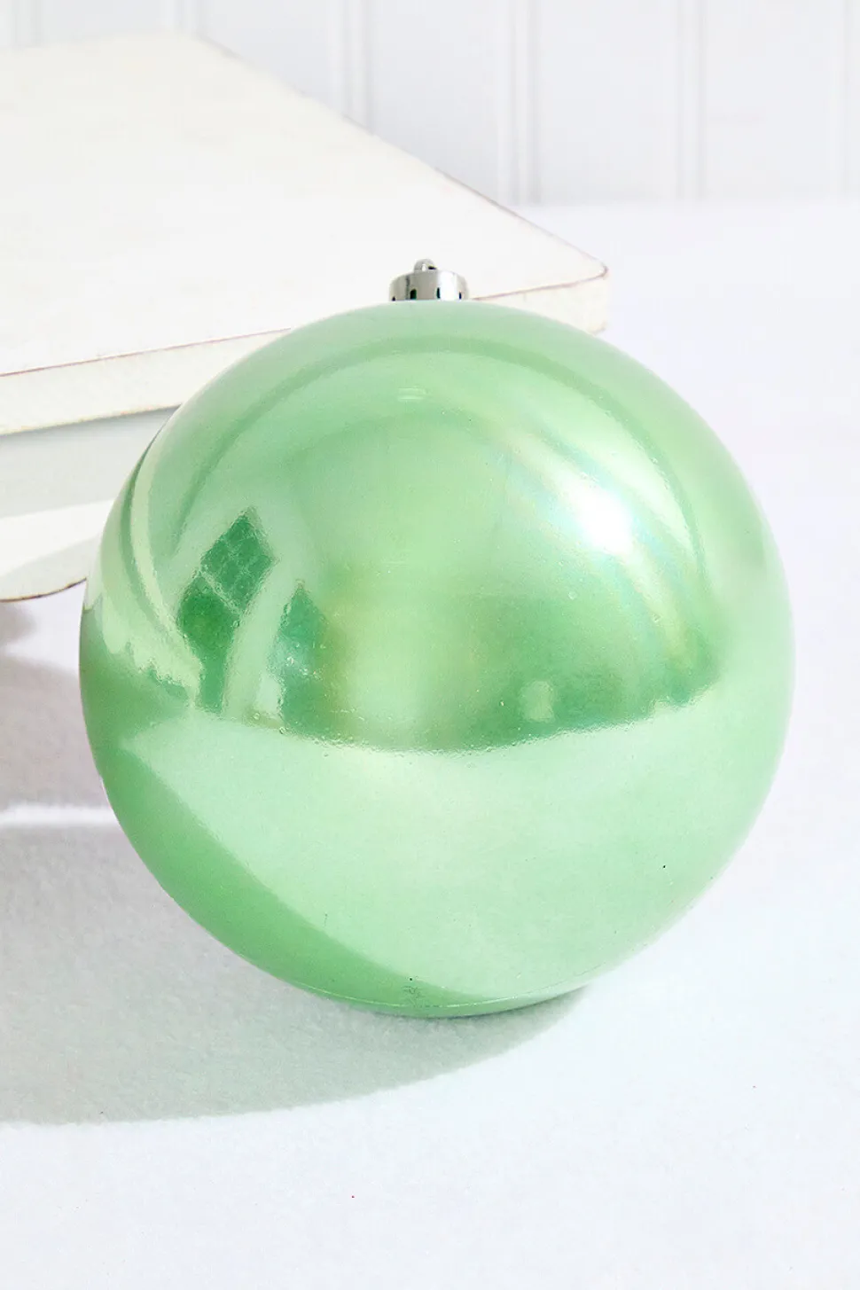 5.5" Matcha Green Shatterproof Ornament