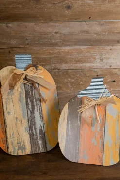 MDF Table Pumpkins - Set Of 2