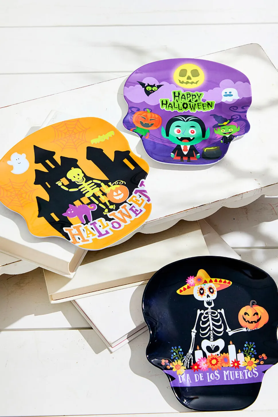 8" Melamine Day of the Dead Design Plate