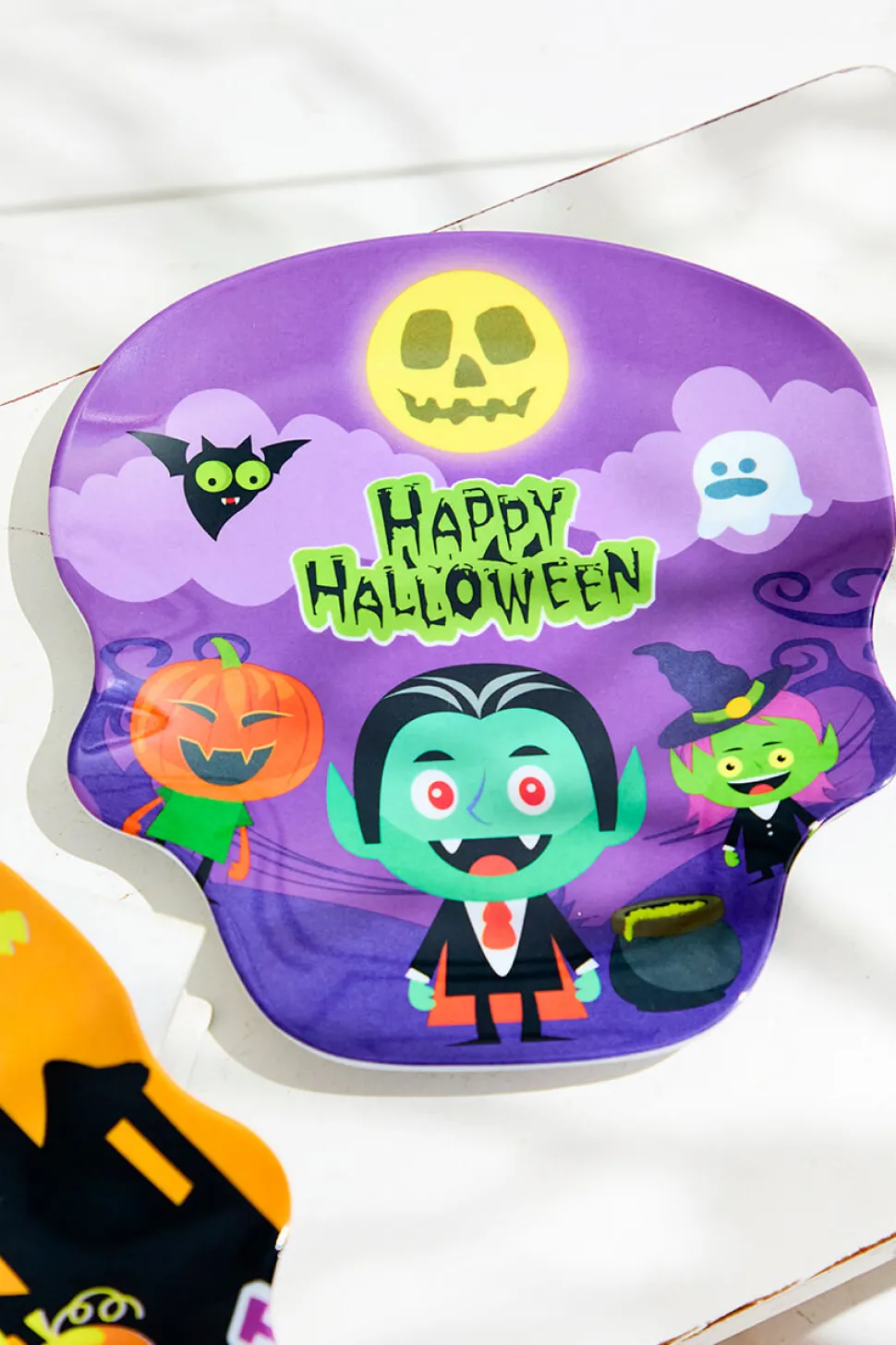 8" Melamine Day of the Dead Design Plate