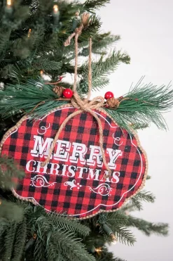 10” Merry Christmas Ornament