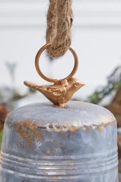 8.5” Metal Bell with Bird