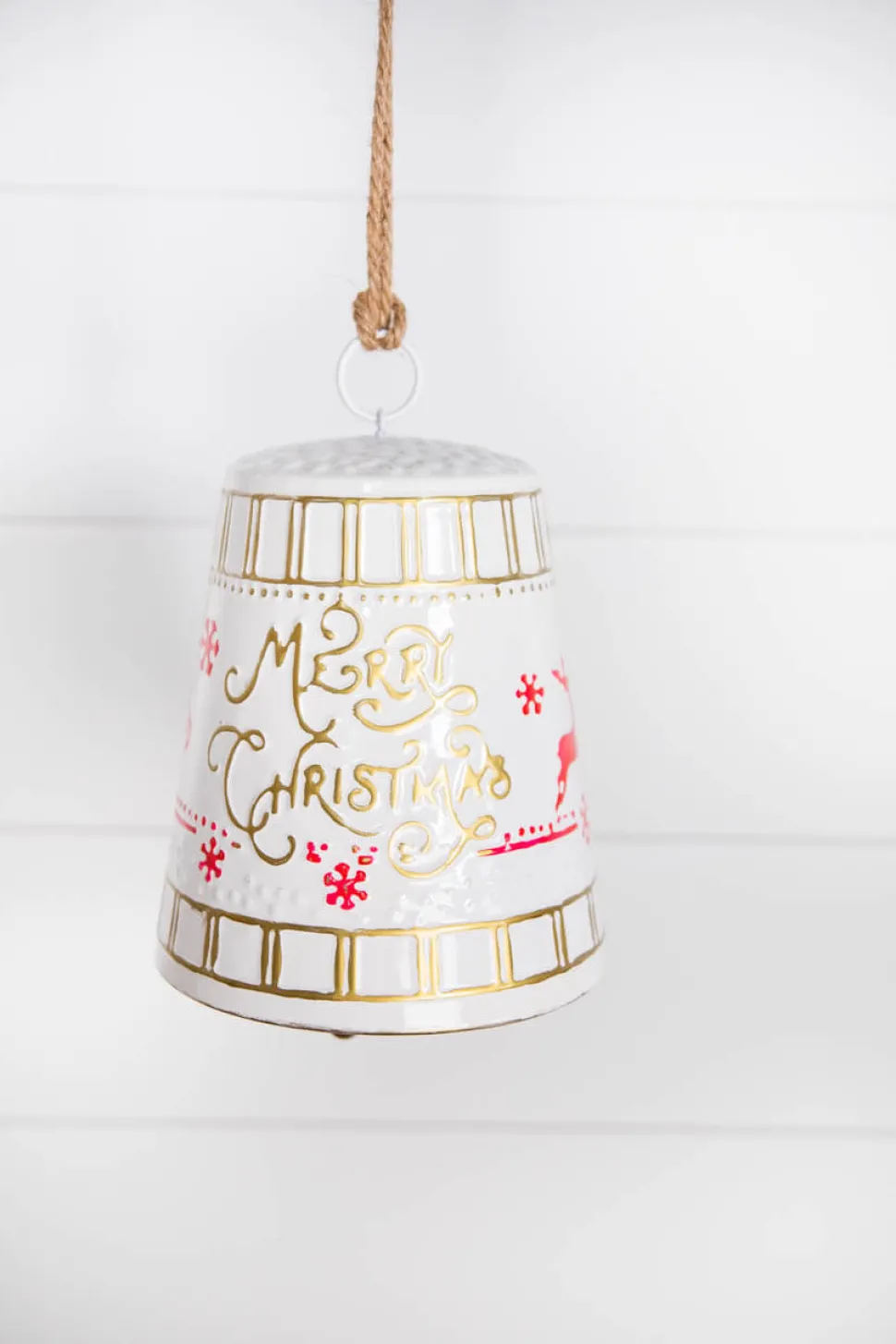 10” Metal Christmas Bell