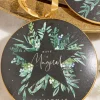 6" Metal Disc Ornament