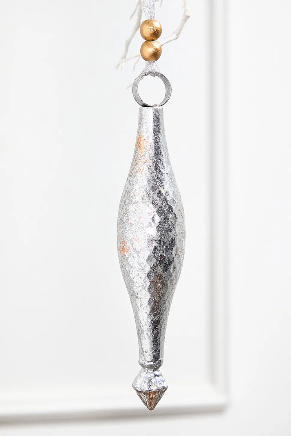 12" Metal Finial Ornaments