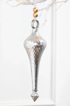 12" Metal Finial Ornaments
