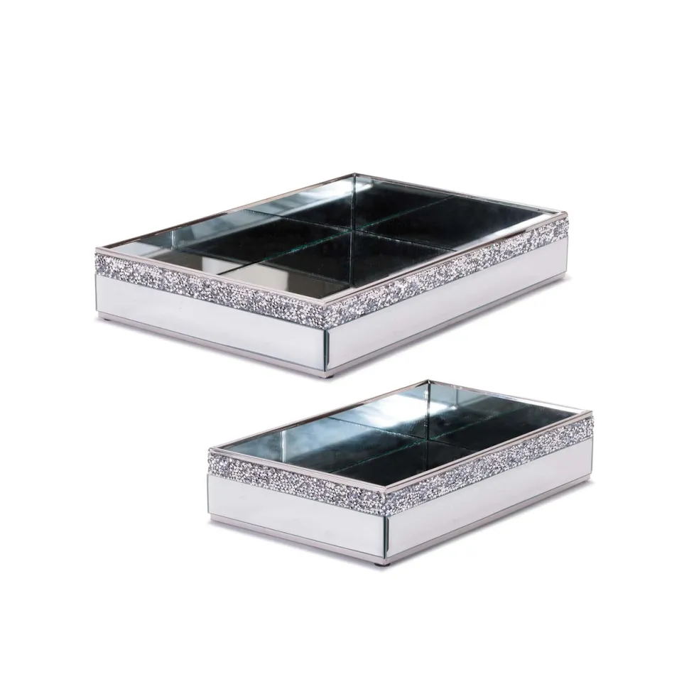 Metal/Glass Tray - Small