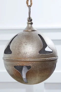 8” Metal Hanging Bell Ornament