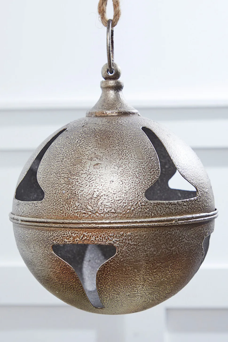 8” Metal Hanging Bell Ornament