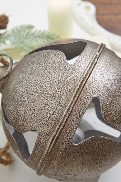 8” Metal Hanging Bell Ornament