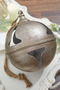 8” Metal Hanging Bell Ornament