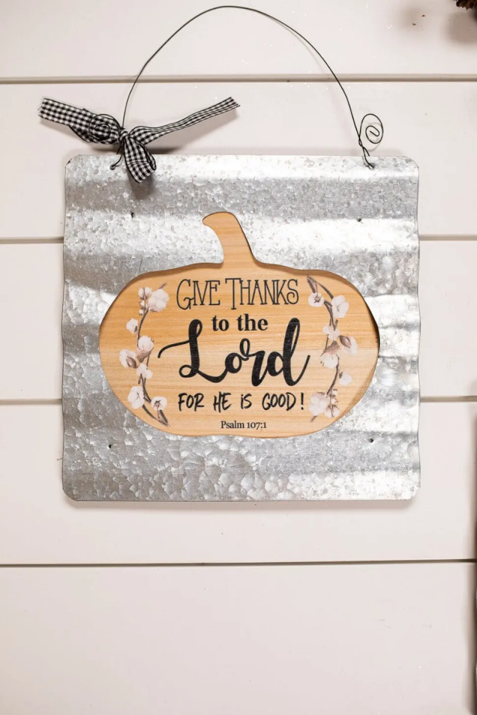 Metal Inspirational Wall Decor