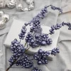18” Metallic Dew Berry Spray - Navy