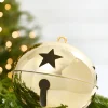 8" Metallic Gold Bell Ornament